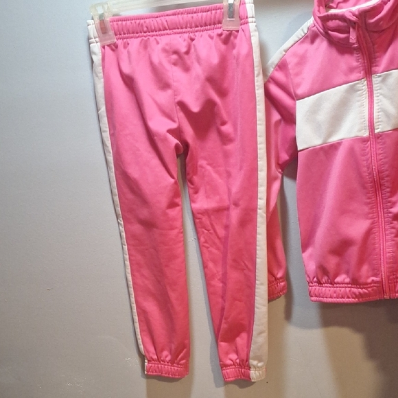 Puma Kids Pink and White Track Set - Picture 4 of 6